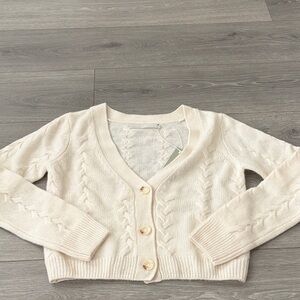 One Grey Day cropped cardigan